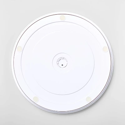 15" Lazy Susan Turn Table - Brightroom™: Non-Slip Kitchen Organizer, White, Plastic, Lifetime Warranty 5 15" Lazy Susan Turn Table - Brightroom™: Non-Slip Kitchen Organizer, White, Plastic, Lifetime Warranty - Image 3
