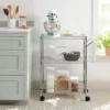 3 Tier Metal Utility Cart Chrome - Brightroom™ -Brightroom GUEST 07b609cf dfb8 4de1 986f 81cf7ef5464a