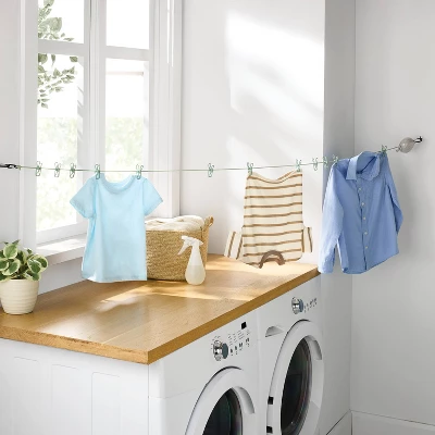 Portable Clothesline With Clips - Brightroom™ 3 Portable Clothesline With Clips - Brightroom™