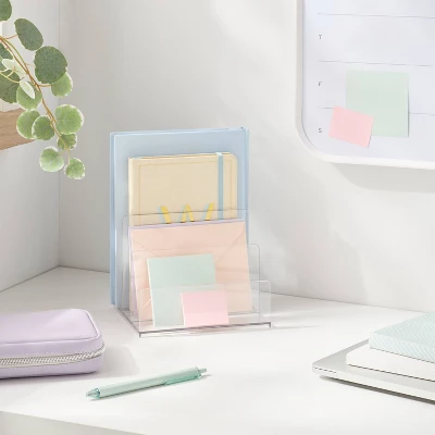 Clear Letter Holder - Brightroom™ 3 Clear Letter Holder - Brightroom™