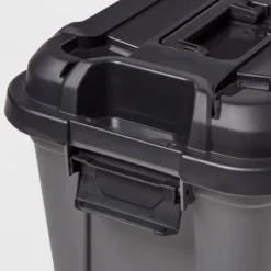 Tool And Hardware Latching Storage Box With Handle - Brightroom™: Gray Multi-Compartment Tote, 18L Capacity 6 Tool And Hardware Latching Storage Box With Handle - Brightroom™: Gray Multi-Compartment Tote, 18L Capacity -Brightroom GUEST 19f15a90 9478 411b 956e 4461c809782c