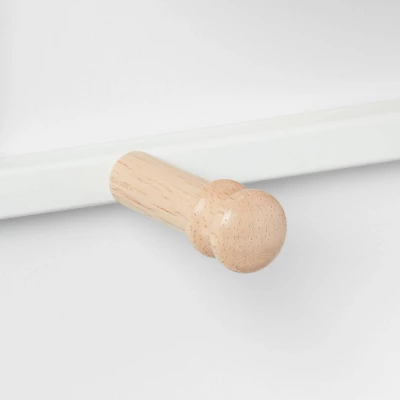 Mixed Material Entryway Organizer Matte White - Brightroom™ 4 Mixed Material Entryway Organizer Matte White - Brightroom™ - Image 2