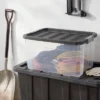 76qt Heavy Duty Latching Clear Storage Box - Brightroom™: Plastic Utility Bin With Lid, Portable Universal Storage -Brightroom GUEST 1c78004c d9c8 45fb 97f5 96f685112fd1
