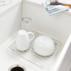 12.5"x 10.5" Wire Sink Mat Silver - Brightroom™