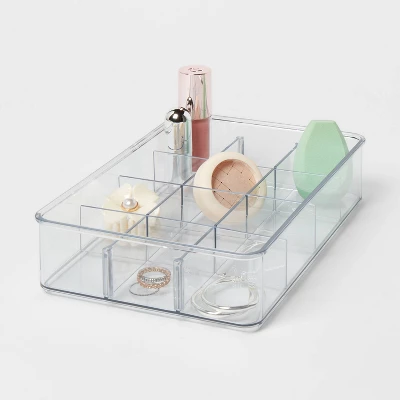 9"x6"x2" Tray Organizer Clear - Brightroom™ 5 9"x6"x2" Tray Organizer Clear - Brightroom™ - Image 3