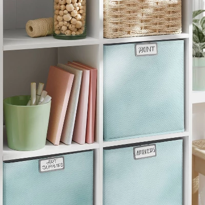 Small Bin Labels 3pk Silver - Brightroom™ 2 Small Bin Labels 3pk Silver - Brightroom™