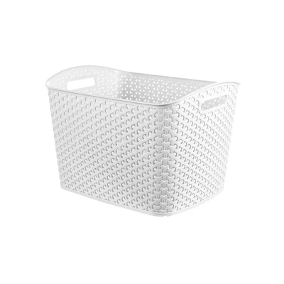 Y-Weave XL Curved Decorative Storage Basket - Brightroom™ 9 Y-Weave XL Curved Decorative Storage Basket - Brightroom™ - Image 7