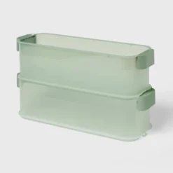 Click In Place 4.5qt Slim Plastic Storage Bin For Home And Office Organization - Brightroom™ 7 Click In Place 4.5qt Slim Plastic Storage Bin For Home And Office Organization - Brightroom™ -Brightroom GUEST 36213e24 6835 479b 88a4 5a7f17ad7626