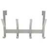 Heavy Duty Over The Door 4 Hooks Rail Matte Gray - Brightroom™ -Brightroom GUEST 3a1e016c 208d 41ef a464 8a47a42a8e45