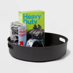 18" Storage Turntable - Brightroom™: Black Utility Storage Bin, 50% Recycled Plastic, 915 Volume Capacity 5 18" Storage Turntable - Brightroom™: Black Utility Storage Bin, 50% Recycled Plastic, 915 Volume Capacity -Brightroom GUEST 3e462c0a 5381 4c05 8d7e 78177534fa2d