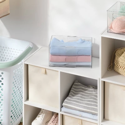 All Purpose Clear Expandable Bin Small - Brightroom™ 3 All Purpose Clear Expandable Bin Small - Brightroom™