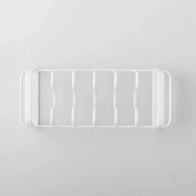 Wire Storage Lid Organizer White - Brightroom™: Kitchen Cabinet Organizer, Iron Pot & Pan Rack, 13.5" Depth 5 Wire Storage Lid Organizer White - Brightroom™: Kitchen Cabinet Organizer, Iron Pot & Pan Rack, 13.5" Depth - Image 3