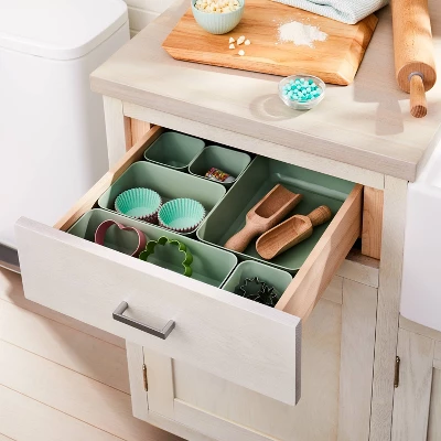 3pk Medium Storage Trays - Brightroom™ 3 3pk Medium Storage Trays - Brightroom™