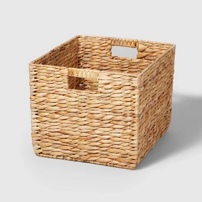 Woven Water Hyacinth Milk Crate - Brightroom™ 6 Woven Water Hyacinth Milk Crate - Brightroom™ - Image 4