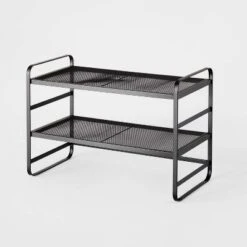 2 Tier Shoe Rack Metal Mesh - Brightroom™ -Brightroom GUEST 526c6366 f577 4843 a484 8fd156aad026