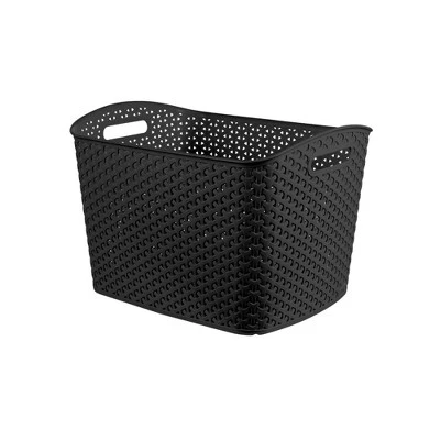 Y-Weave XL Curved Decorative Storage Basket - Brightroom™ 8 Y-Weave XL Curved Decorative Storage Basket - Brightroom™ - Image 6
