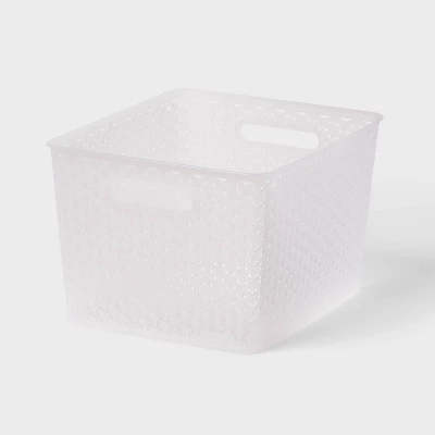 Large Y-Weave Decorative Storage Basket - Brightroom™ 11 Large Y-Weave Decorative Storage Basket - Brightroom™ - Image 9