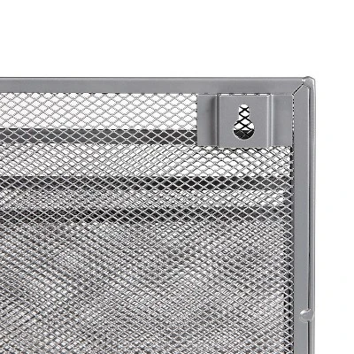 Mesh Hanging File Sorter With Keyholes Silver - Brightroom™: Steel File Organizer & Holder, Hanging Storage Bin 3 Mesh Hanging File Sorter With Keyholes Silver - Brightroom™: Steel File Organizer & Holder, Hanging Storage Bin - Image 2