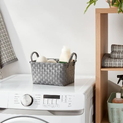 Woven Plastic Basket Small - Brightroom™ 3 Woven Plastic Basket Small - Brightroom™