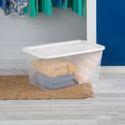 90qt Clear Storage Box White - Brightroom™ 13 90qt Clear Storage Box White - Brightroom™ -Brightroom GUEST 65ab6d9f aba0 40bb b206 3daf498afd0c