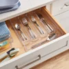 5 Compartment Plastic Drawer Flatware Organizer - Brightroom™: Clear In-Drawer Silverware Tray, Contemporary Kitchen Storage 2 5 Compartment Plastic Drawer Flatware Organizer - Brightroom™: Clear In-Drawer Silverware Tray, Contemporary Kitchen Storage -Brightroom GUEST 66c00e11 dacf 49d1 a79c fe4e4dba7535