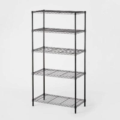 5 Tier Wire Shelving - Brightroom™ 5 5 Tier Wire Shelving - Brightroom™ - Image 3