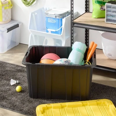 27gal Heavy Duty Storage Tote - Brightroom™ 3 27gal Heavy Duty Storage Tote - Brightroom™