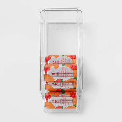 Soda Fridge & Pantry Organizer Clear - Brightroom™: PETG Kitchen Storage, Refrigerator & Cabinet Bin 4 Soda Fridge & Pantry Organizer Clear - Brightroom™: PETG Kitchen Storage, Refrigerator & Cabinet Bin - Image 2