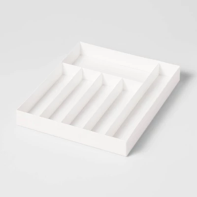 6 Compartment Organizer White - Brightroom™: In-Drawer Silverware & Utensils Organizer, Dishwasher-Safe, 16"x13.3" 5 6 Compartment Organizer White - Brightroom™: In-Drawer Silverware & Utensils Organizer, Dishwasher-Safe, 16"x13.3" - Image 3