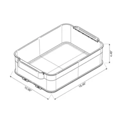 Click In Place 10qt Clear Plastic Storage Bin With White Latch For Home And Office Organization - Brightroom™ 19 Click In Place 10qt Clear Plastic Storage Bin With White Latch For Home And Office Organization - Brightroom™ -Brightroom GUEST 7bc59eb0 84df 4c24 8827 dd8978f88d84
