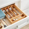 Natural 5 Compartment Flatware Drawer Organizer Brown - Brightroom™: Silverware & Utensils Holder, In-Drawer Storage 1 Natural 5 Compartment Flatware Drawer Organizer Brown - Brightroom™: Silverware & Utensils Holder, In-Drawer Storage -Brightroom GUEST 7d276f74 d713 457b 8d99 c4ff709e47bd
