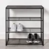 4 Tier Shoe Rack Black Metal With Black Oak Wood - Brightroom™ 1 4 Tier Shoe Rack Black Metal With Black Oak Wood - Brightroom™ -Brightroom GUEST 7d8722fc 809b 46bb 8cdc 66a0f0295d4b