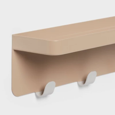 Over The Door Multi Function Basket And Hook Light Brown - Brightroom™ 4 Over The Door Multi Function Basket And Hook Light Brown - Brightroom™ - Image 2