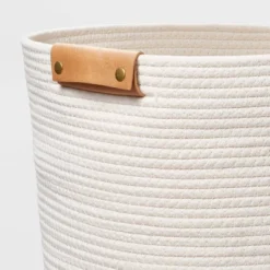 Decorative Coiled Rope Basket White - Brightroom™ 7 Decorative Coiled Rope Basket White - Brightroom™ -Brightroom GUEST 8583b5e2 173f 44a3 93d4 93c0860d898d