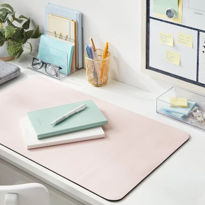 Non-Slip Rollup Desk Mat Pink - Brightroom™ 3 Non-Slip Rollup Desk Mat Pink - Brightroom™