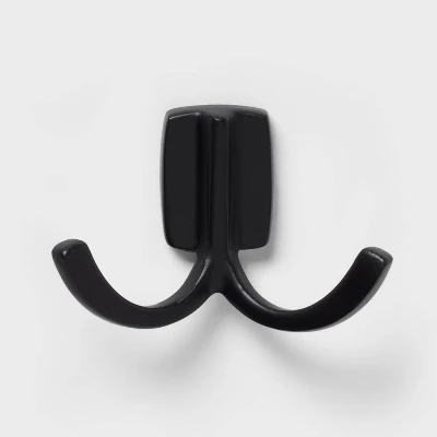 Modern Octopus Hook Matte Black - Brightroom™: Cast Aluminum Towel Hook, Powder-Coated, 20lb Capacity 4 Modern Octopus Hook Matte Black - Brightroom™: Cast Aluminum Towel Hook, Powder-Coated, 20lb Capacity - Image 2