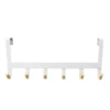 Mixed Material Over The Door 6 Hooks Rail Matte White - Brightroom™ 2 Mixed Material Over The Door 6 Hooks Rail Matte White - Brightroom™ -Brightroom GUEST 8cbed083 e2f5 4931 842a d58fc357950d