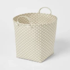 Woven Plastic Floor Basket - Brightroom™ 8 Woven Plastic Floor Basket - Brightroom™ -Brightroom GUEST 8d67a6c1 0465 413a 99a1 01e17190f0e5