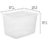 70qt Clear Storage Box With White Lid - Brightroom™ 2 70qt Clear Storage Box With White Lid - Brightroom™ -Brightroom GUEST 8e2f3efb 043a 41fb 89ba d4b543bd8459