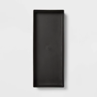 6"x15" Drawer Flatware Organizer Black - Brightroom™: In-Drawer Silverware Caddy, Dishwasher-Safe, Contemporary Style 4 6"x15" Drawer Flatware Organizer Black - Brightroom™: In-Drawer Silverware Caddy, Dishwasher-Safe, Contemporary Style - Image 2