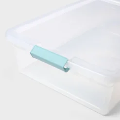 32qt Clear Storage Bin With Latches - Brightroom™ 6 32qt Clear Storage Bin With Latches - Brightroom™ -Brightroom GUEST 9480dd7f 7cd5 4346 8856 93fc467305ea