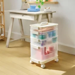 7pc Click In Place Rolling Storage Cart Kit Plastic Storage Home And Office Organization - Brightroom™ 13 7pc Click In Place Rolling Storage Cart Kit Plastic Storage Home And Office Organization - Brightroom™ -Brightroom GUEST 957fe80e 8f9f 428d 80b7 2c5ce6481ef5