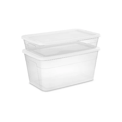 90qt Clear Storage Box White - Brightroom™ 12 90qt Clear Storage Box White - Brightroom™ - Image 10
