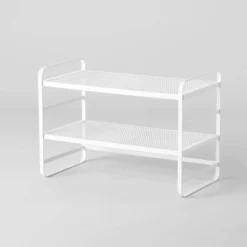 2 Tier Shoe Rack Metal Mesh - Brightroom™ -Brightroom GUEST 97469fbe 60a1 4d79 b7f6 0432247cf2d3
