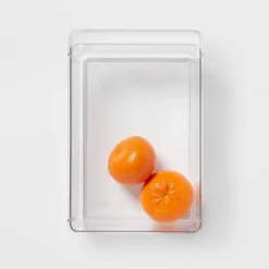 Small Wide Fridge And Pantry Organizer Bin - Brightroom™: Clear Kitchen Storage, Freezer-Safe, 10.5"x6.94" 5 Small Wide Fridge And Pantry Organizer Bin - Brightroom™: Clear Kitchen Storage, Freezer-Safe, 10.5"x6.94" -Brightroom GUEST 9927cdc0 aabc 4e68 80c5 2f1bea87779a