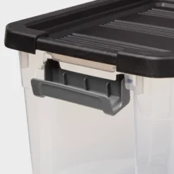 30qt Heavy Duty Latching Clear Storage Box - Brightroom™: Stackable Plastic Bin With Lid, Universal Utility Storage 6 30qt Heavy Duty Latching Clear Storage Box - Brightroom™: Stackable Plastic Bin With Lid, Universal Utility Storage -Brightroom GUEST abb3eb3a 6e12 416a 8476 b245e34f820f
