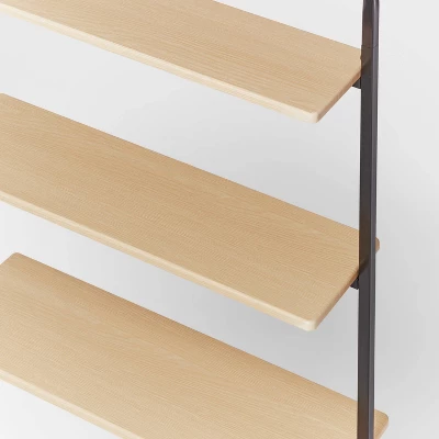 Over The Toilet Storage Black Metal And Wood - Brightroom™ 4 Over The Toilet Storage Black Metal And Wood - Brightroom™ - Image 2