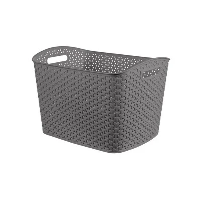 Y-Weave XL Curved Decorative Storage Basket - Brightroom™ 10 Y-Weave XL Curved Decorative Storage Basket - Brightroom™ - Image 8