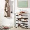 5 Tier Shoe Rack Black Metal With Natural Wood - Brightroom™ 1 5 Tier Shoe Rack Black Metal With Natural Wood - Brightroom™ -Brightroom GUEST af7cae0b 946e 4802 b998 c51159d751f1
