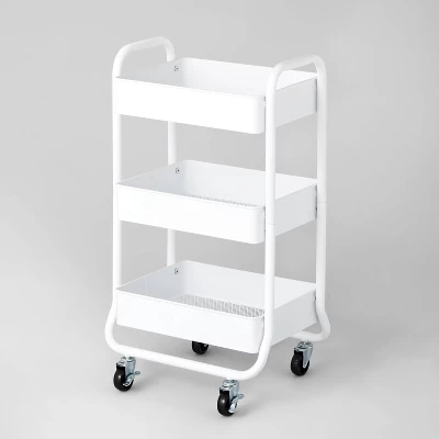 3 Tier Metal Utility Cart - Brightroom™ 7 3 Tier Metal Utility Cart - Brightroom™ - Image 5
